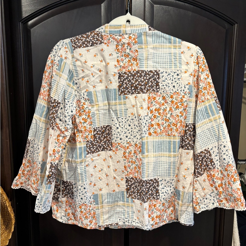 Sezane Women's Patchwork Blouse - Multicolor - image 3